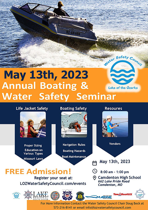 Water Safety Seminar Flyer 2023